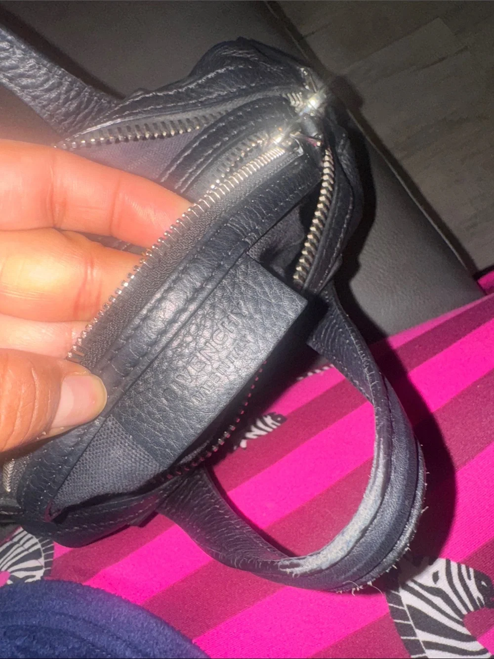 Givenchy Black Pebbled Leather Satchel
